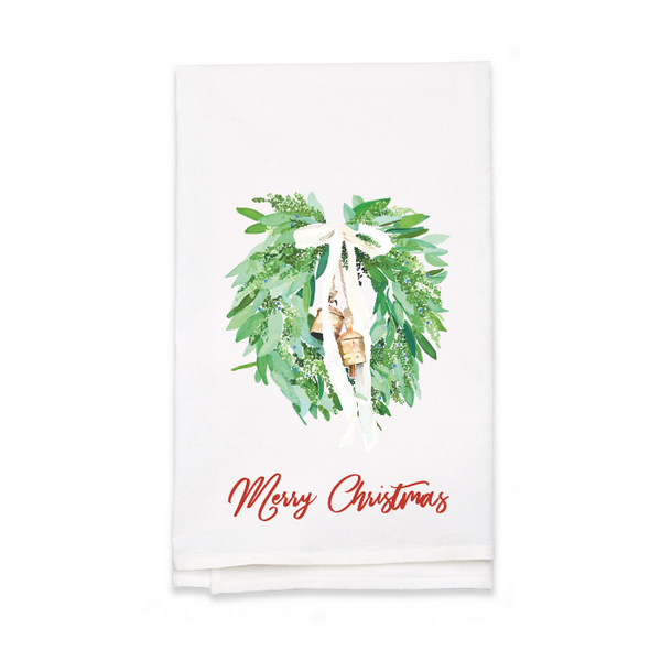 Personalized White Flour Sack Tea Towel