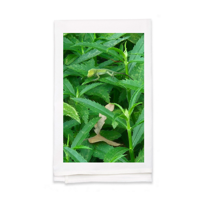 Personalized White Flour Sack Tea Towel