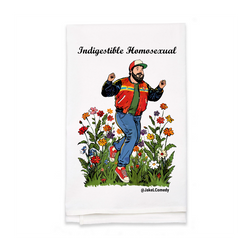 Personalized White Flour Sack Tea Towel