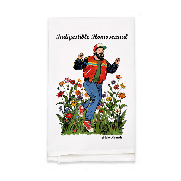Personalized White Flour Sack Tea Towel