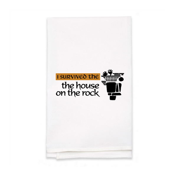 Personalized White Flour Sack Tea Towel