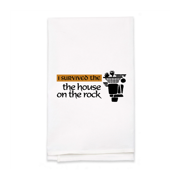 Personalized White Flour Sack Tea Towel
