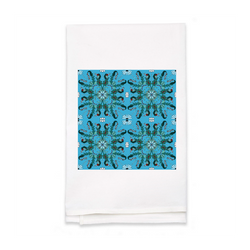 Personalized White Flour Sack Tea Towel