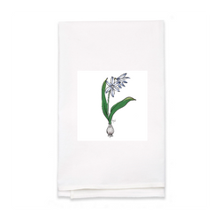 Personalized White Flour Sack Tea Towel