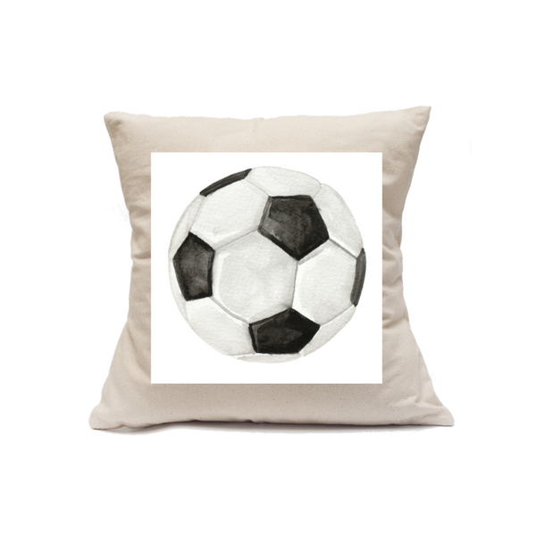Custom Printed Natural Canvas Pillowcase with Zipper 18"x18"