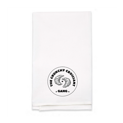 Personalized White Flour Sack Tea Towel