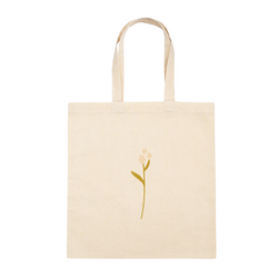 Personalized Square Canvas Tote Bag