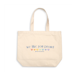 Personalized Jumbo Canvas Tote Bag