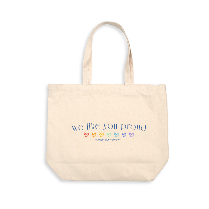 Personalized Jumbo Canvas Tote Bag
