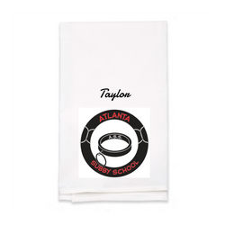 Personalized White Flour Sack Tea Towel