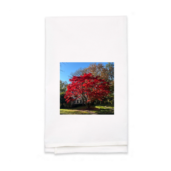 Personalized White Flour Sack Tea Towel
