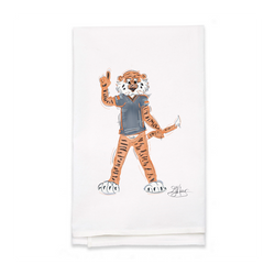 Personalized White Flour Sack Tea Towel