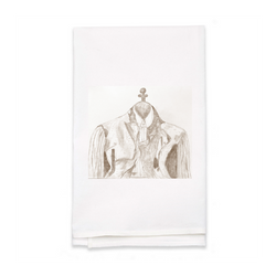 Personalized White Flour Sack Tea Towel