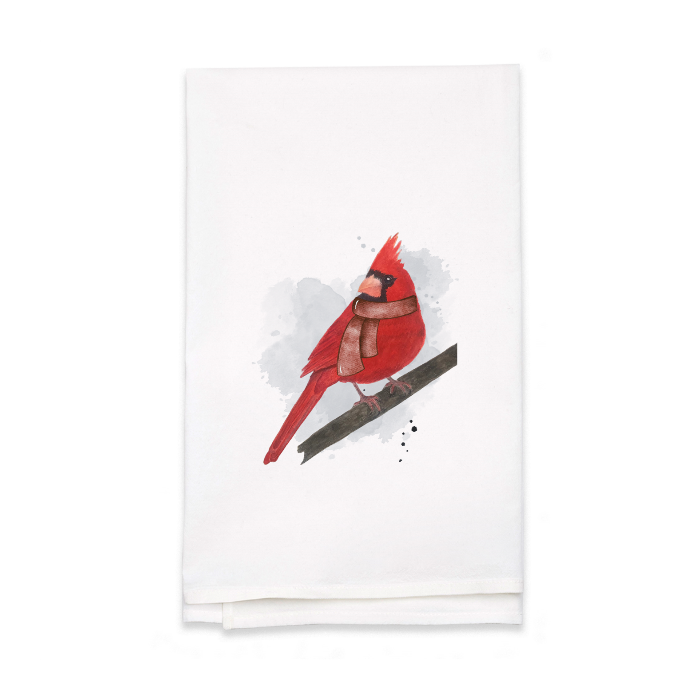 Personalized White Flour Sack Tea Towel