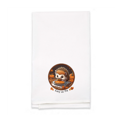 Personalized White Flour Sack Tea Towel