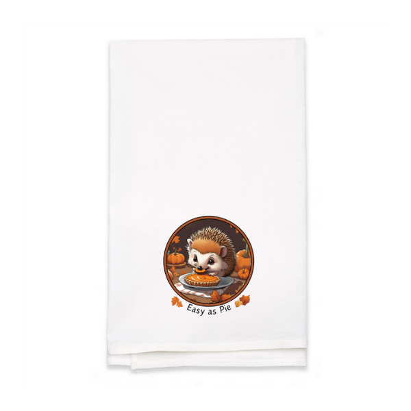 Personalized White Flour Sack Tea Towel