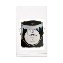 Personalized White Flour Sack Tea Towel