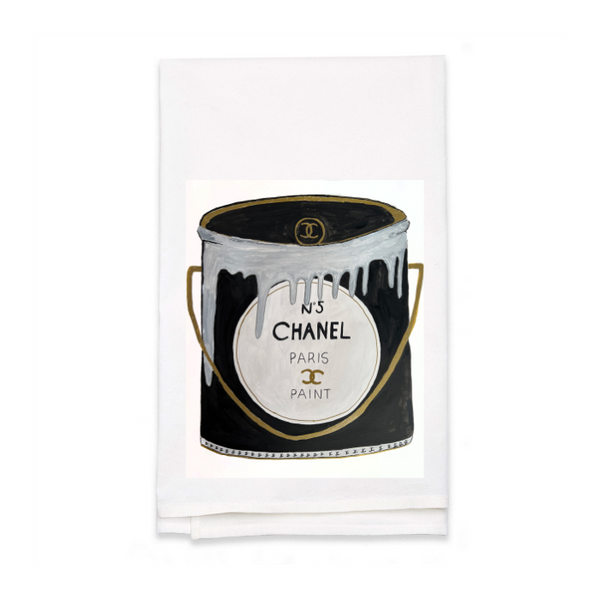 Personalized White Flour Sack Tea Towel
