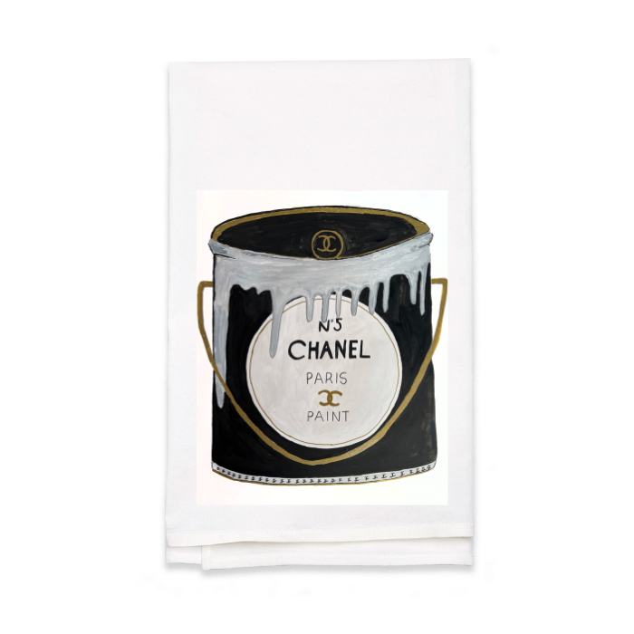 Personalized White Flour Sack Tea Towel