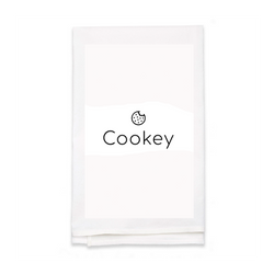 Personalized White Flour Sack Tea Towel