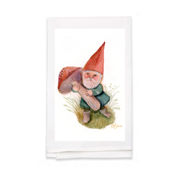 Personalized White Flour Sack Tea Towel