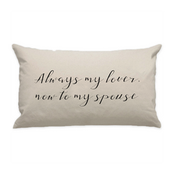 10"x18" Natural Cotton Canvas Decorative Pillow Case