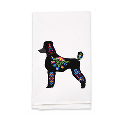 Personalized White Flour Sack Tea Towel