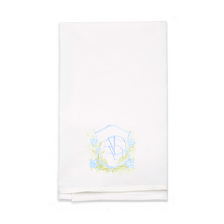 Personalized White Flour Sack Tea Towel