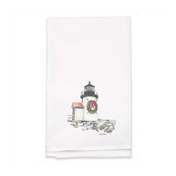 Personalized White Flour Sack Tea Towel