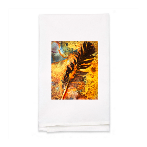 Personalized White Flour Sack Tea Towel