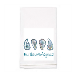 Personalized White Flour Sack Tea Towel