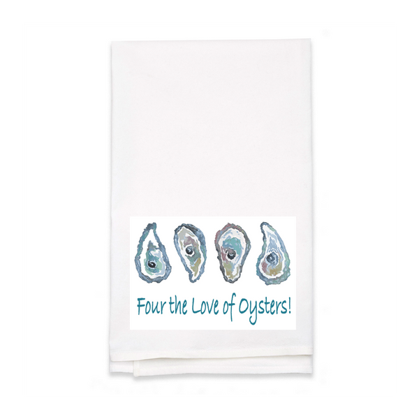 Personalized White Flour Sack Tea Towel