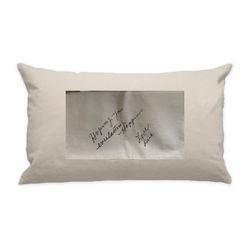 10"x18" Natural Cotton Canvas Decorative Pillow Case