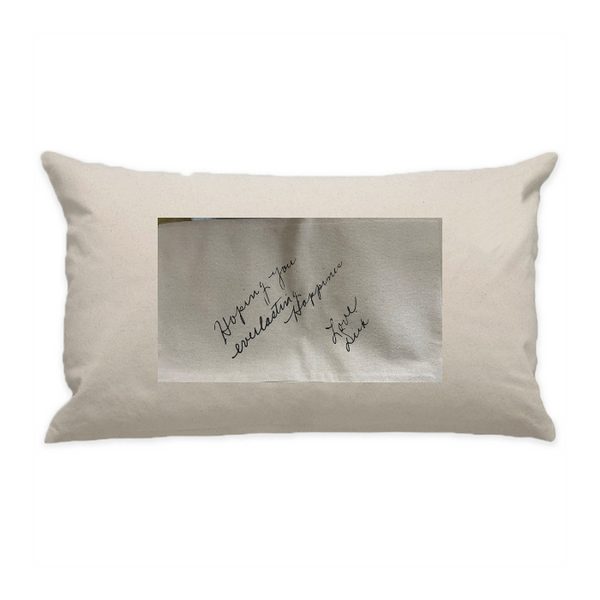 10"x18" Natural Cotton Canvas Decorative Pillow Case