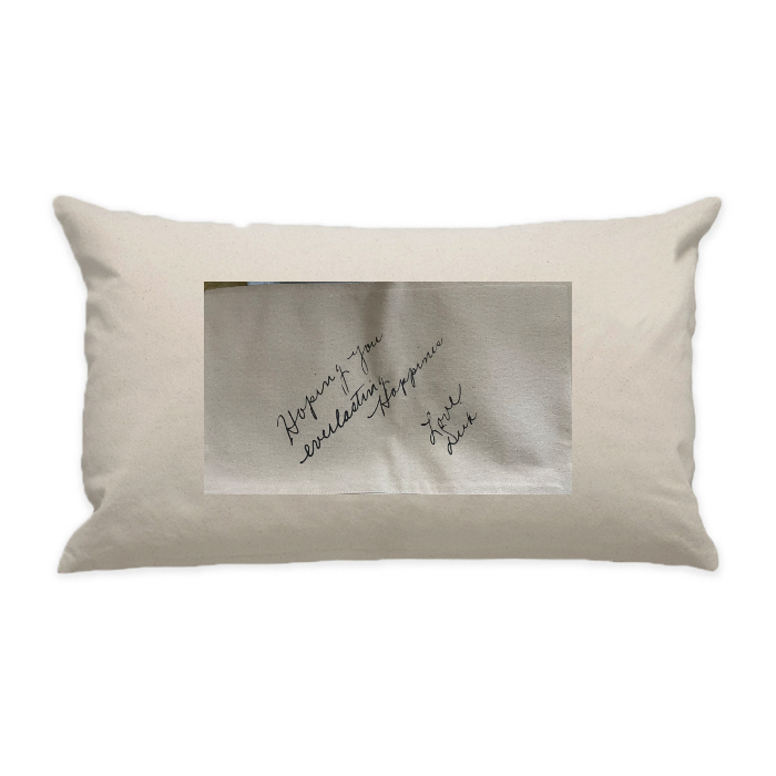 10"x18" Natural Cotton Canvas Decorative Pillow Case