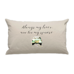 10"x18" Natural Cotton Canvas Decorative Pillow Case