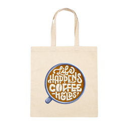 Personalized Square Canvas Tote Bag