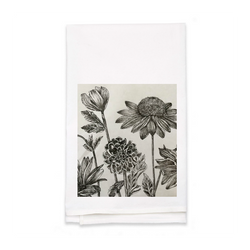 Personalized White Flour Sack Tea Towel