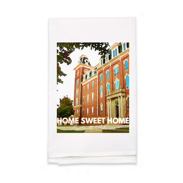 Personalized White Flour Sack Tea Towel