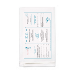 Personalized White Flour Sack Tea Towel