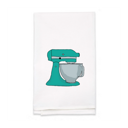 Personalized White Flour Sack Tea Towel