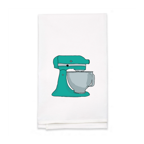 Personalized White Flour Sack Tea Towel