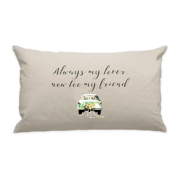 10"x18" Natural Cotton Canvas Decorative Pillow Case