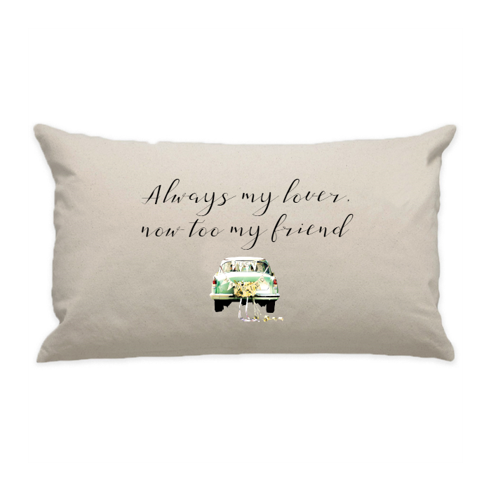 10"x18" Natural Cotton Canvas Decorative Pillow Case