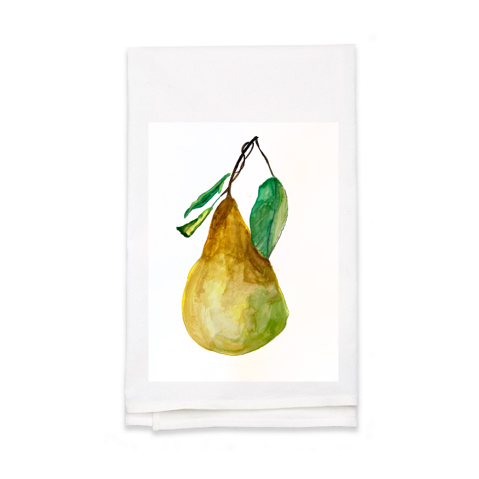 Personalized White Flour Sack Tea Towel