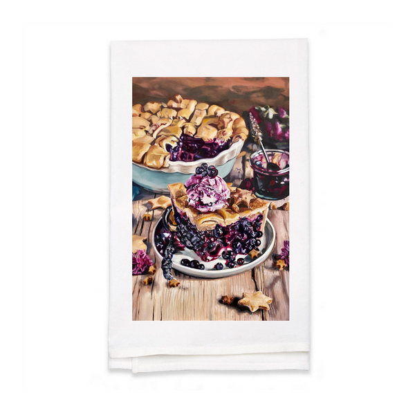 Personalized White Flour Sack Tea Towel