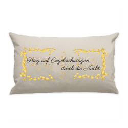 10"x18" Natural Cotton Canvas Decorative Pillow Case