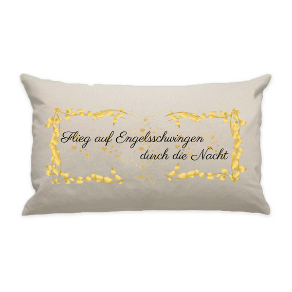 10"x18" Natural Cotton Canvas Decorative Pillow Case