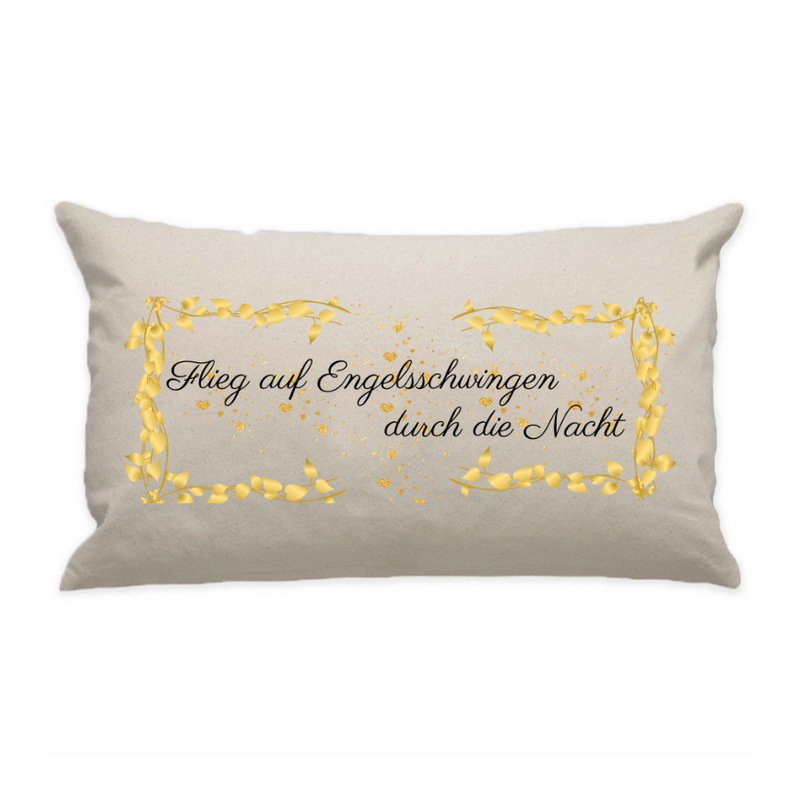 10"x18" Natural Cotton Canvas Decorative Pillow Case