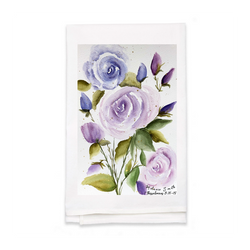 Personalized White Flour Sack Tea Towel